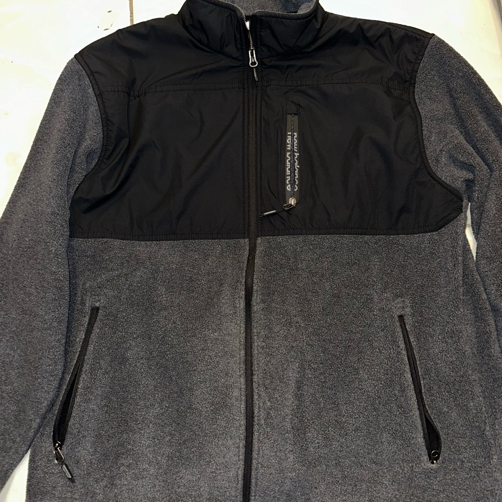 New Balance Black and Gray Performance Jacket